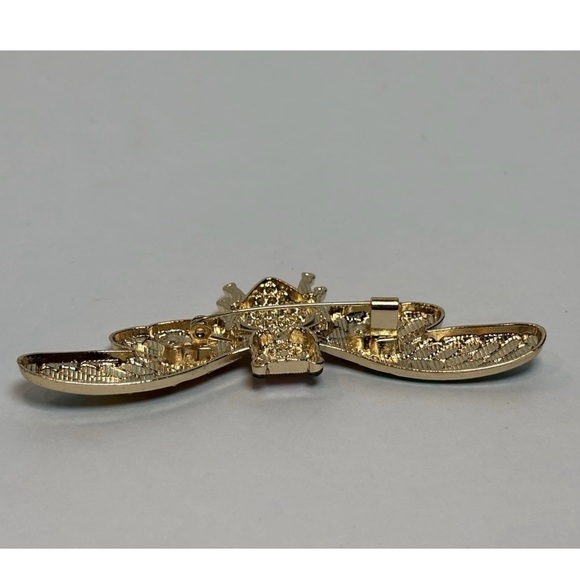 Colorful Insect Brooch with Rhinestones - Picture 2 of 4